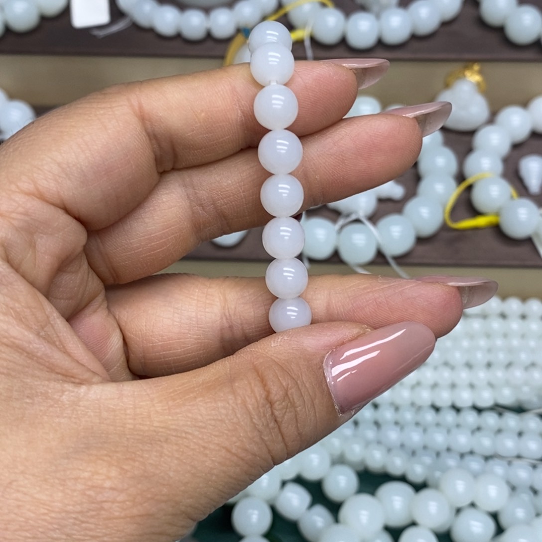 和田玉手链未镶嵌功*熊