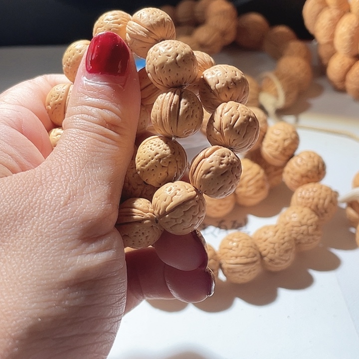 桃核吊坠桃核手串野生18