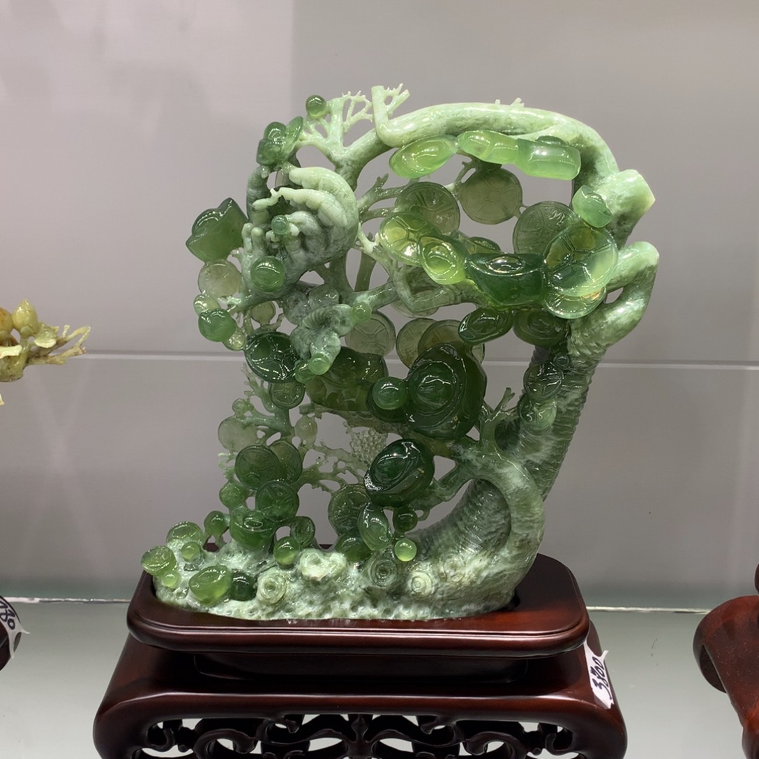 玉家居摆件手工雕刻
