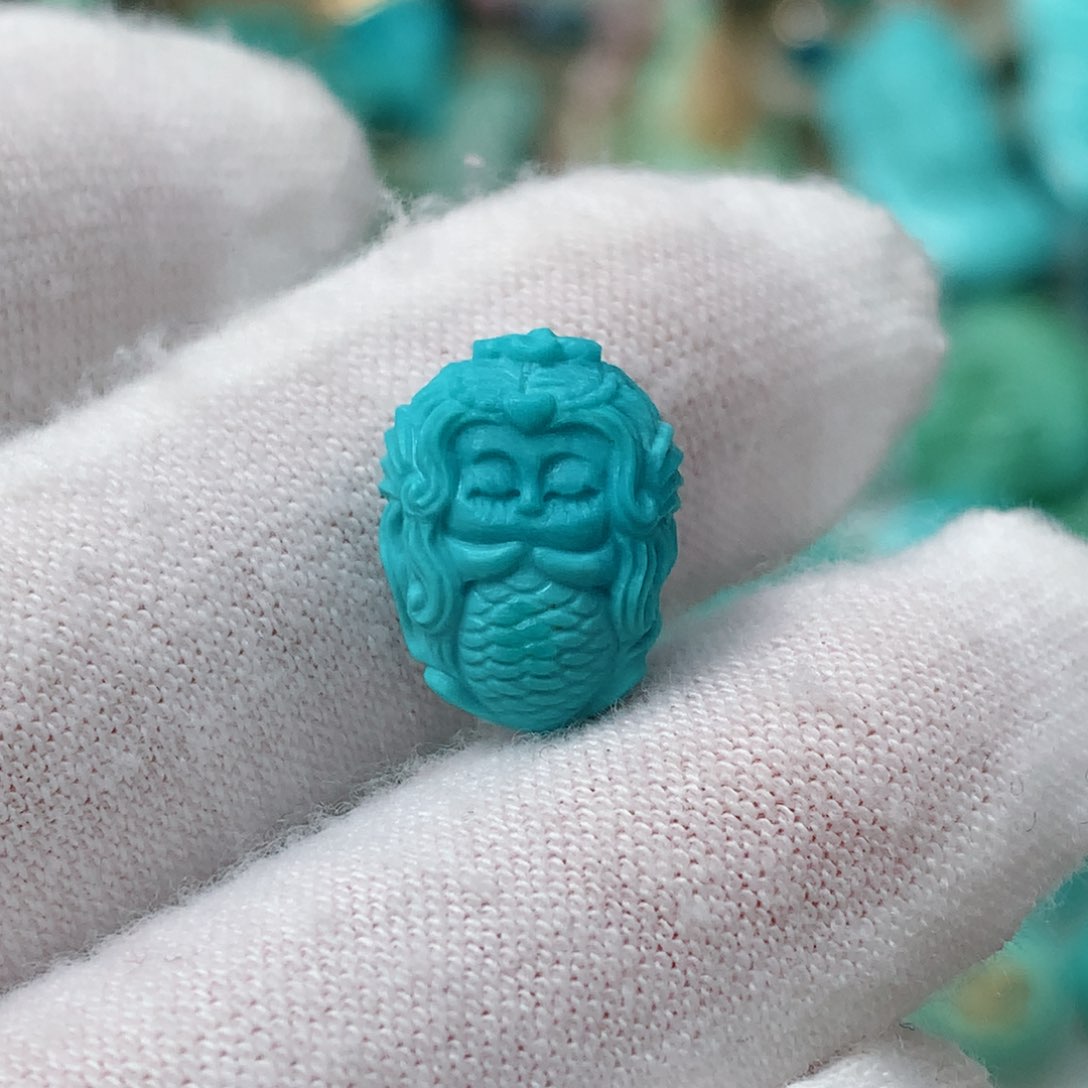 绿松石珠宝奇石未镶嵌