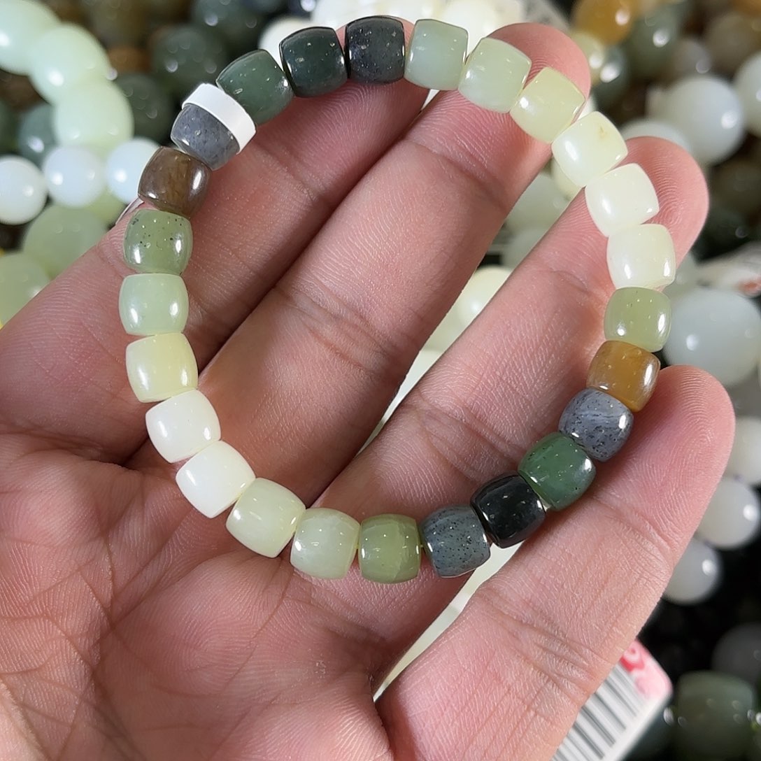 和田玉手链未镶嵌W81