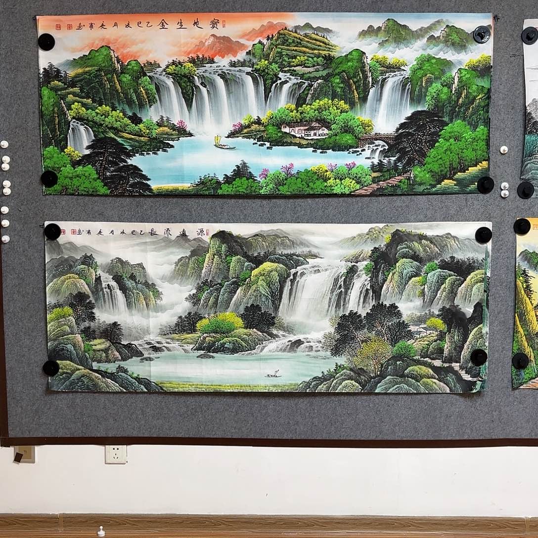 唯***春国画六尺的源远流长