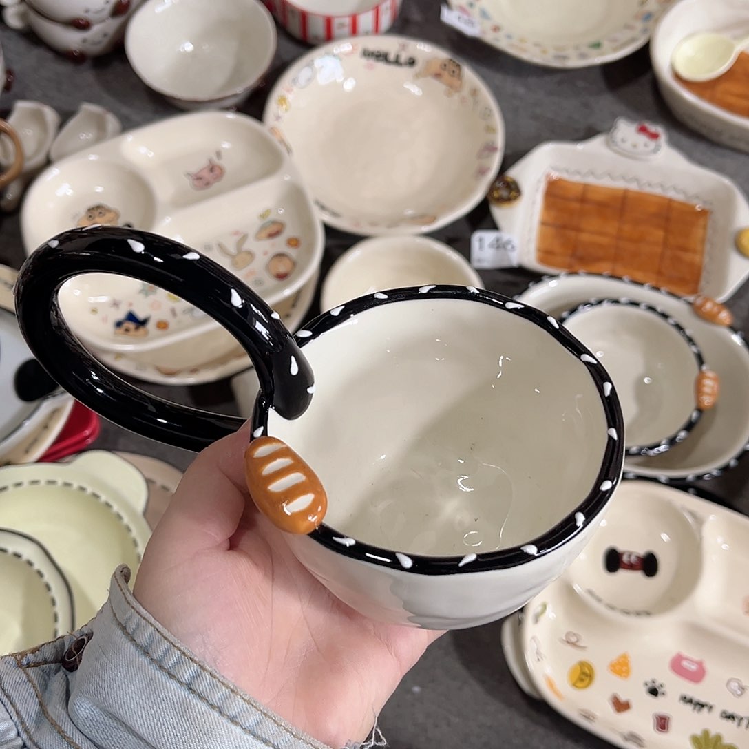 环型杯子陶瓷餐具系列