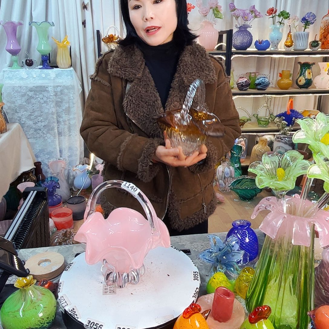 提篮家悦美居琉璃摆件