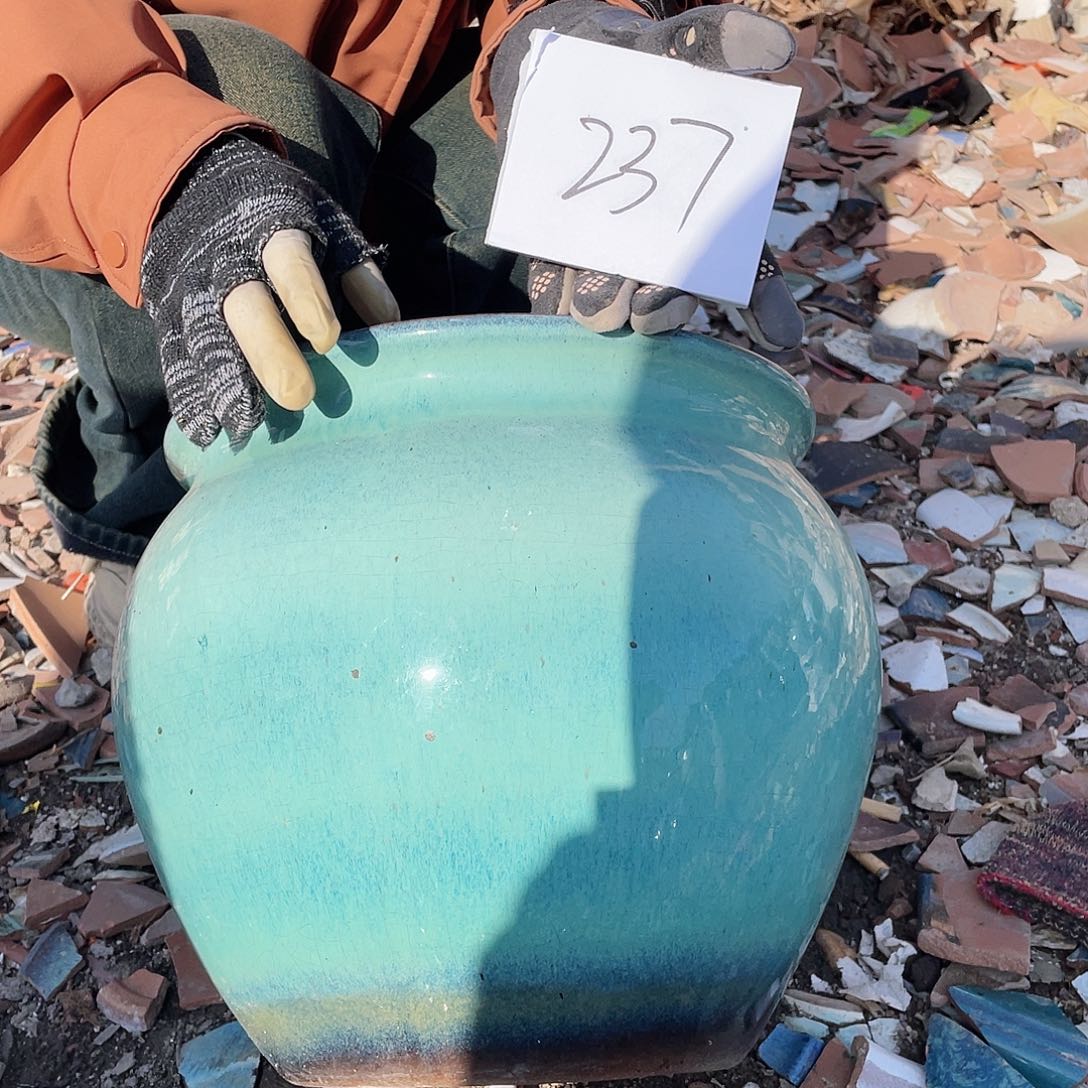 红陶王嫂花盆0218-237