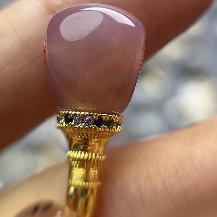 玛瑙/玉髓未镶嵌文玩配饰适配4-7mm的串