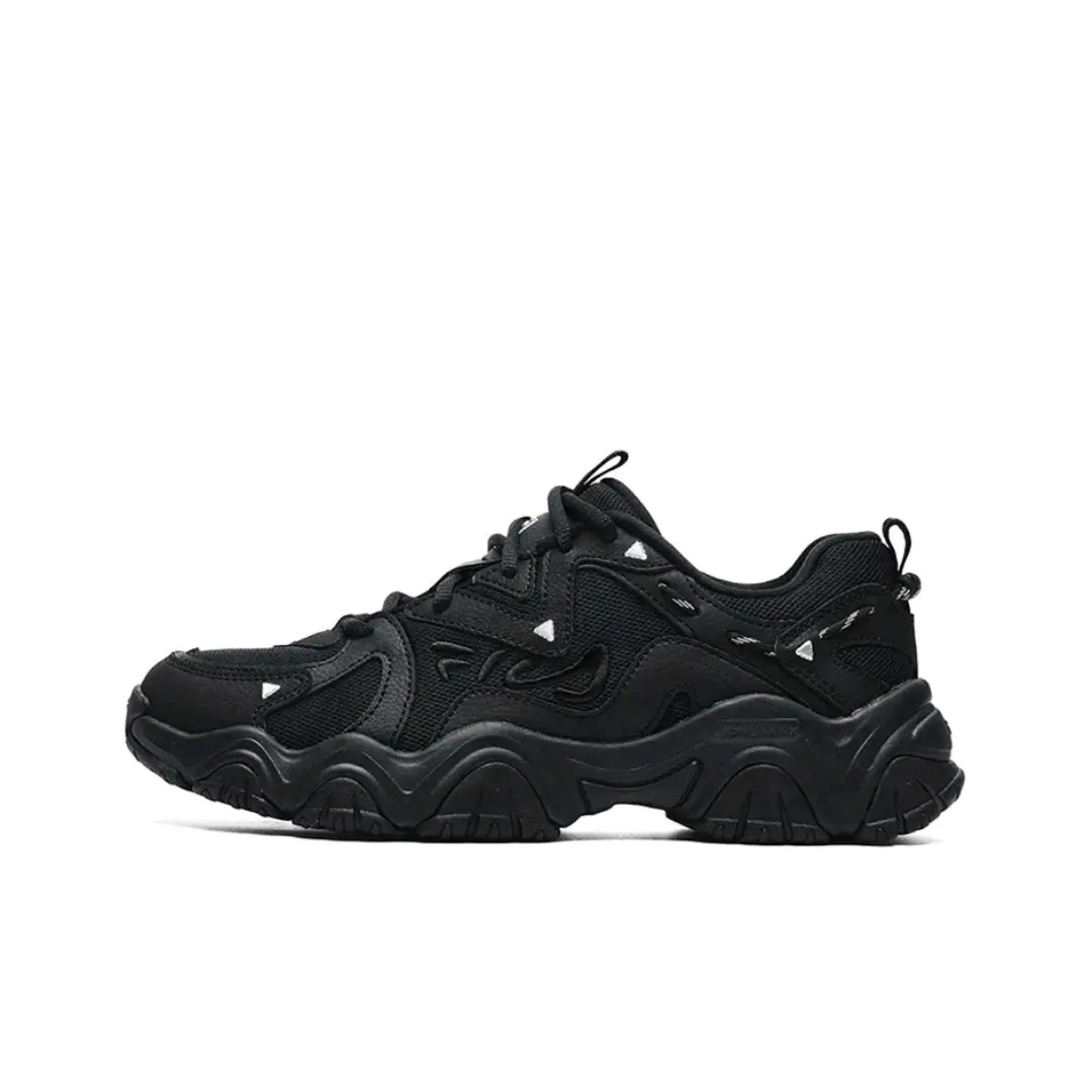 【猫爪4】Fila/斐乐女鞋时尚低帮运动生活黑色休闲鞋F12W232127F