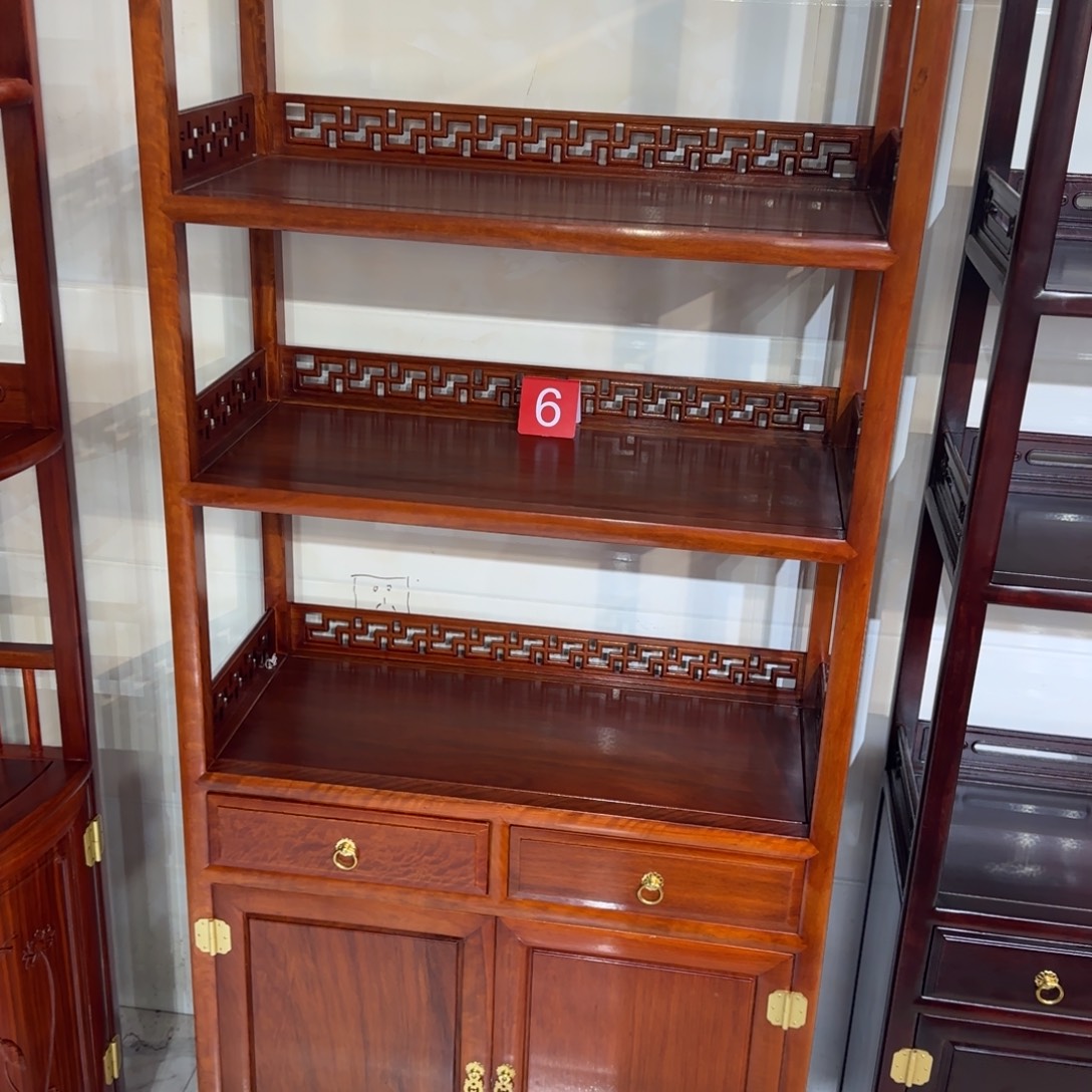 成套家具花梨木类越南花梨78乘35高178大书柜