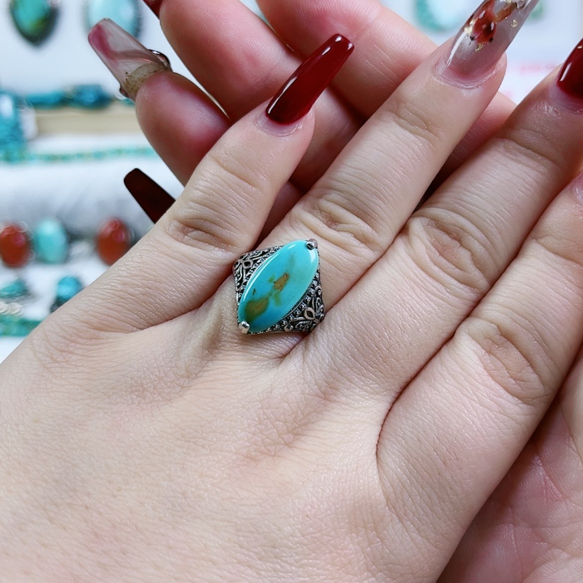 【闪购商品】绿松石珠宝奇石未镶嵌