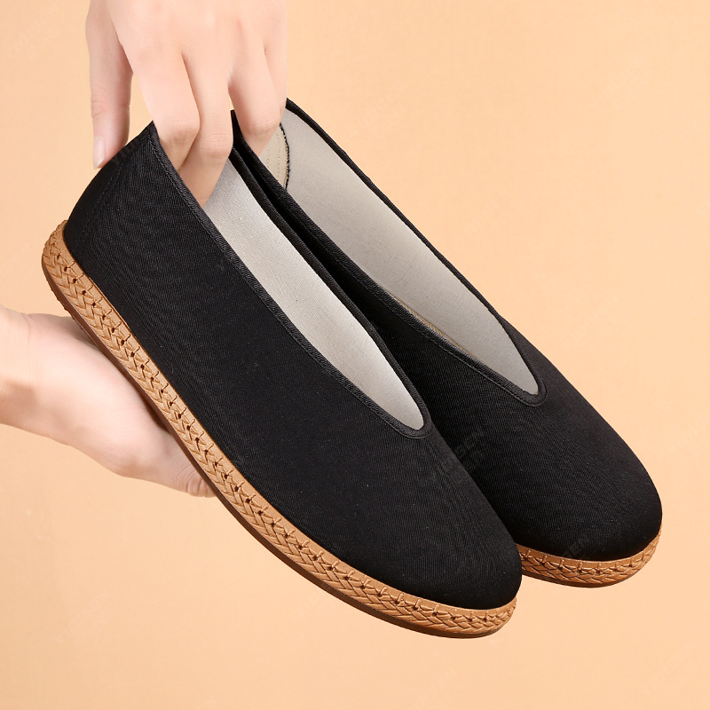 意迪森老北京布鞋男鞋软底透气耐磨防滑舒适爸爸鞋休闲舒适一脚蹬