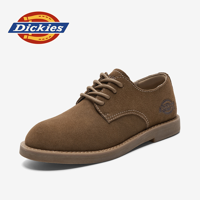 Dickies工装鞋男款冬季2025新款男士休闲皮鞋男鞋英伦低帮马丁鞋