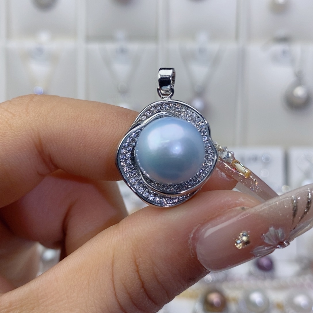 淡水珍珠颈饰合金