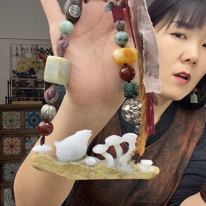 翡翠项链未镶嵌项链