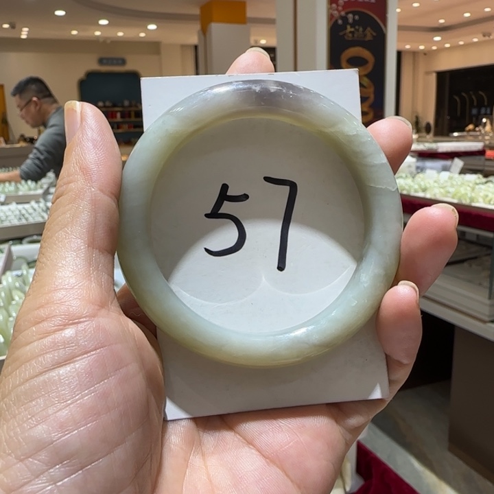 和田玉未镶嵌手镯656