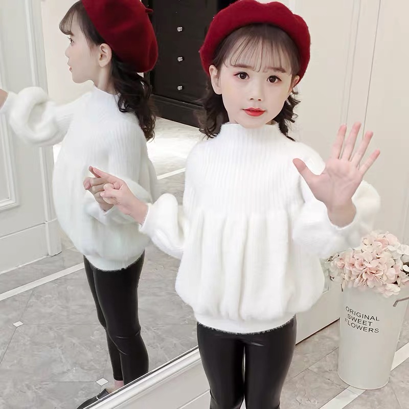 童装女童毛衣秋冬装2025新款儿童春秋洋气针织衫韩版网红长袖线衣