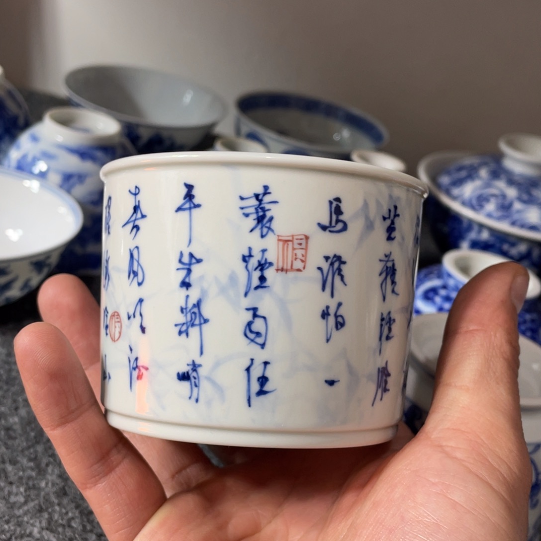 杯子景德镇陶瓷现代手工陶瓷茶具