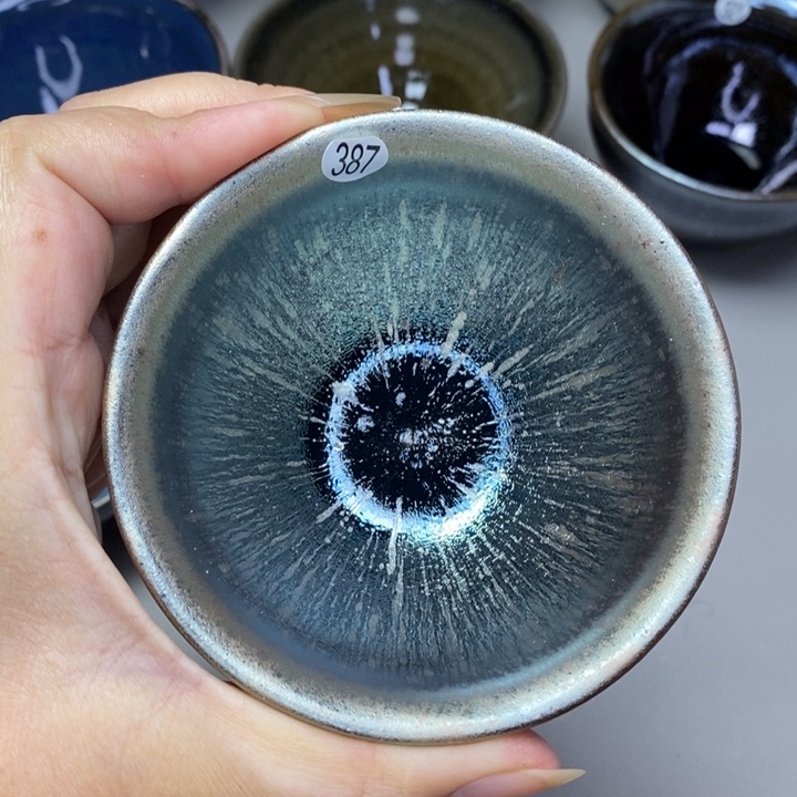 茶盏建窑建盏柴烧主人杯