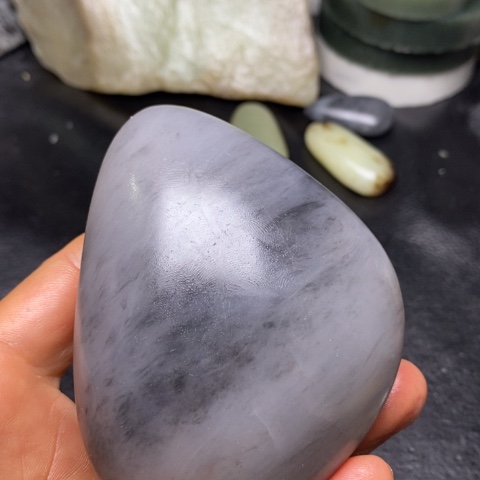 和田玉足铂镶嵌珠宝奇石