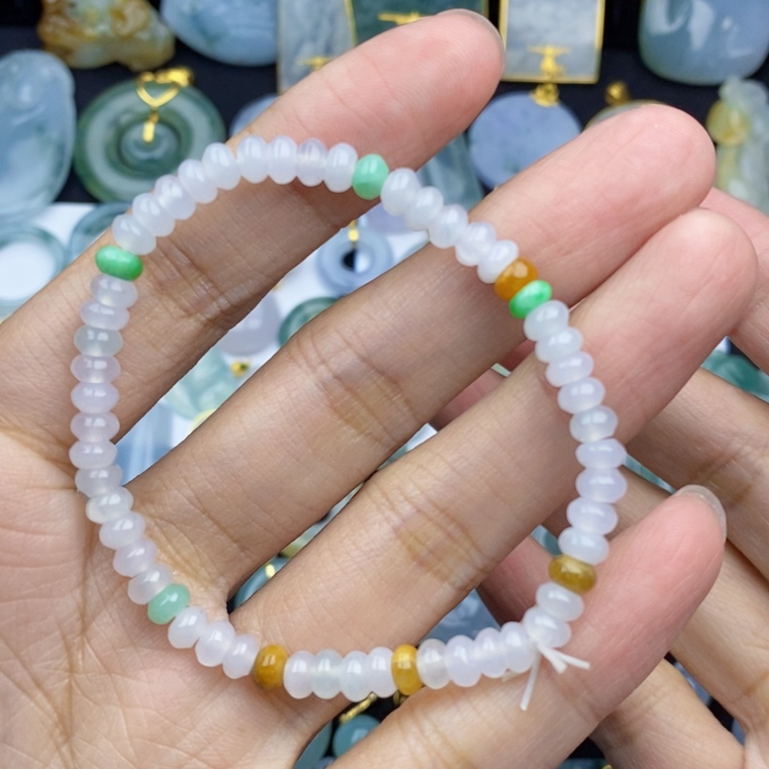 翡翠颈饰未镶嵌翡翠翡翠翡翠