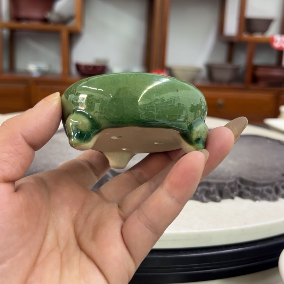 紫砂花盆瑕疵3.5-6.5。。。