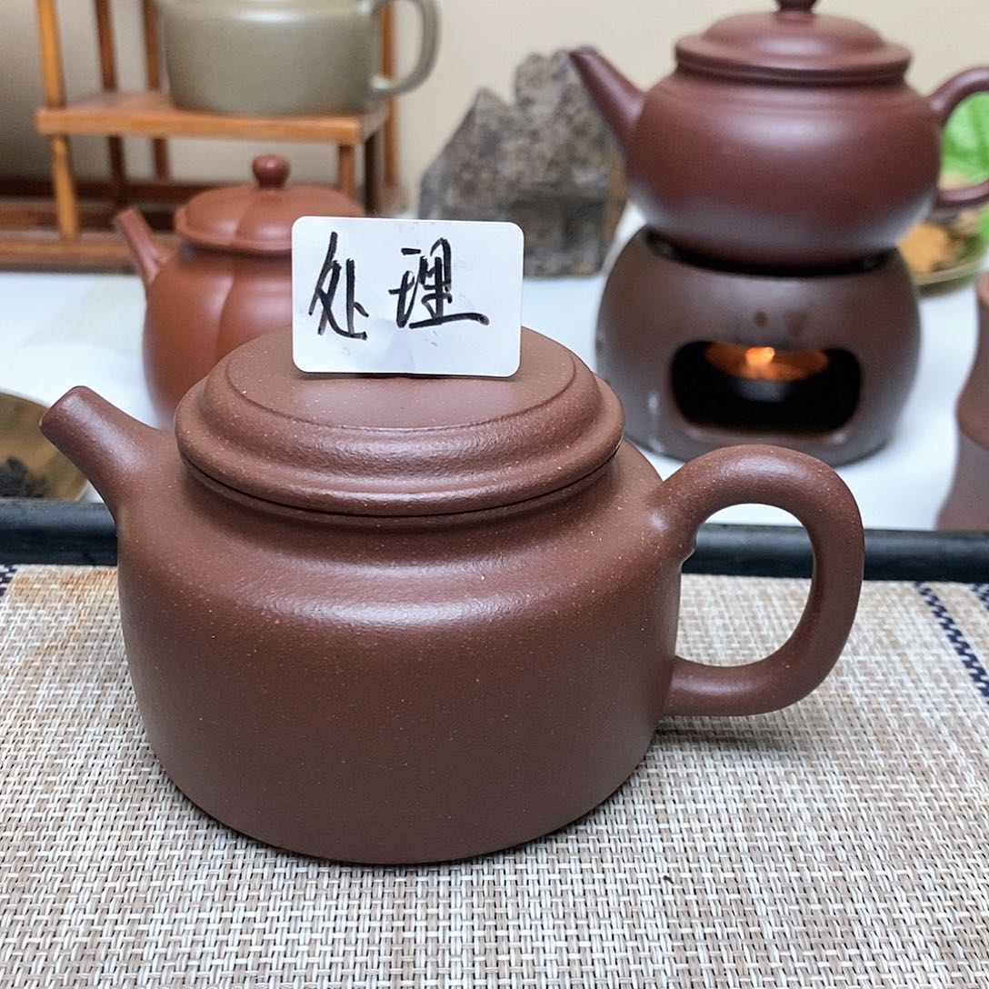 紫砂茶壶160毫升零添加四号井老紫泥得钟