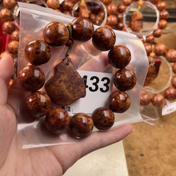 柏木（崖柏）手串/手链2.0金刚骨料