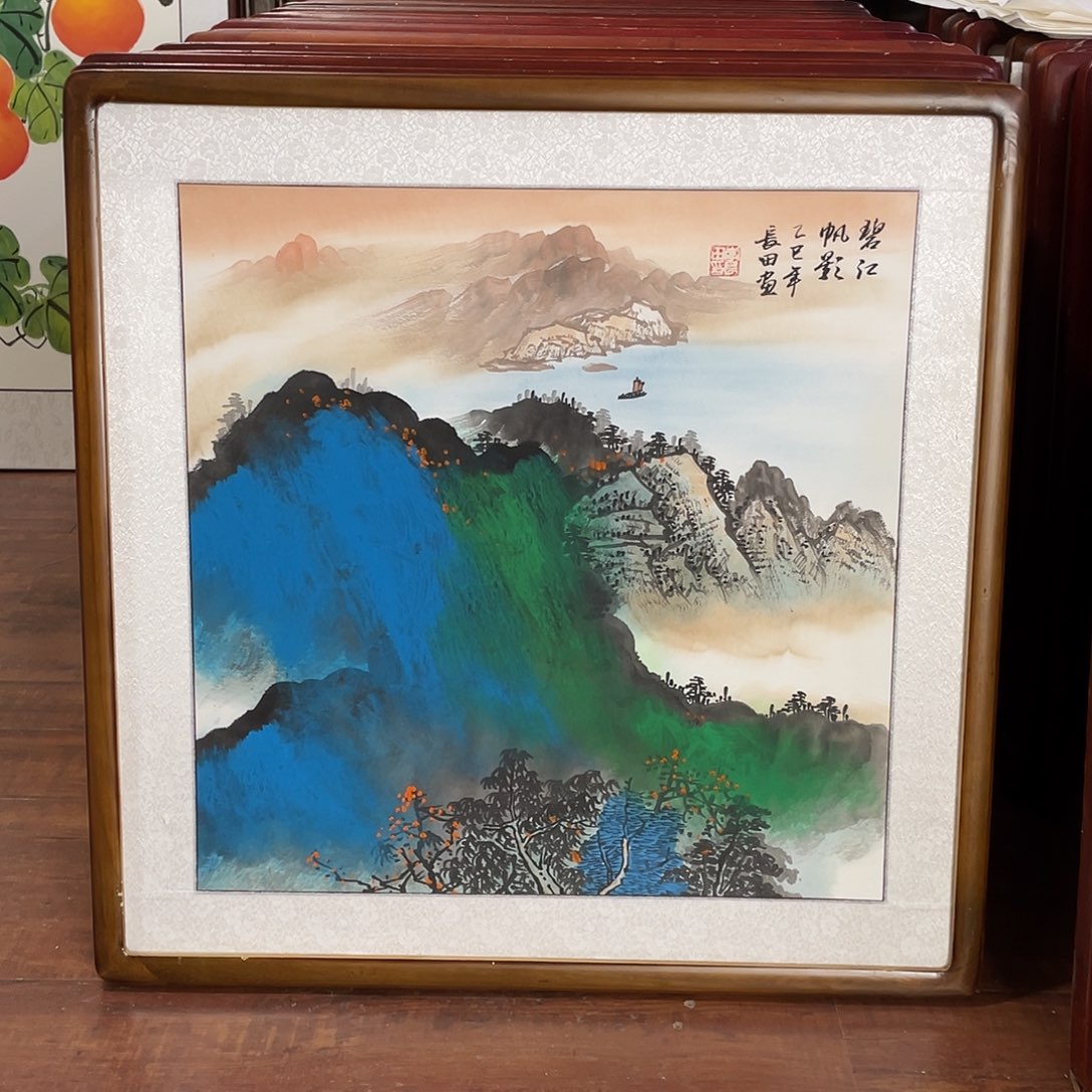 国画带框尺寸63*63厘米