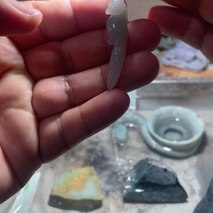 颈饰未镶嵌翡翠翡翠