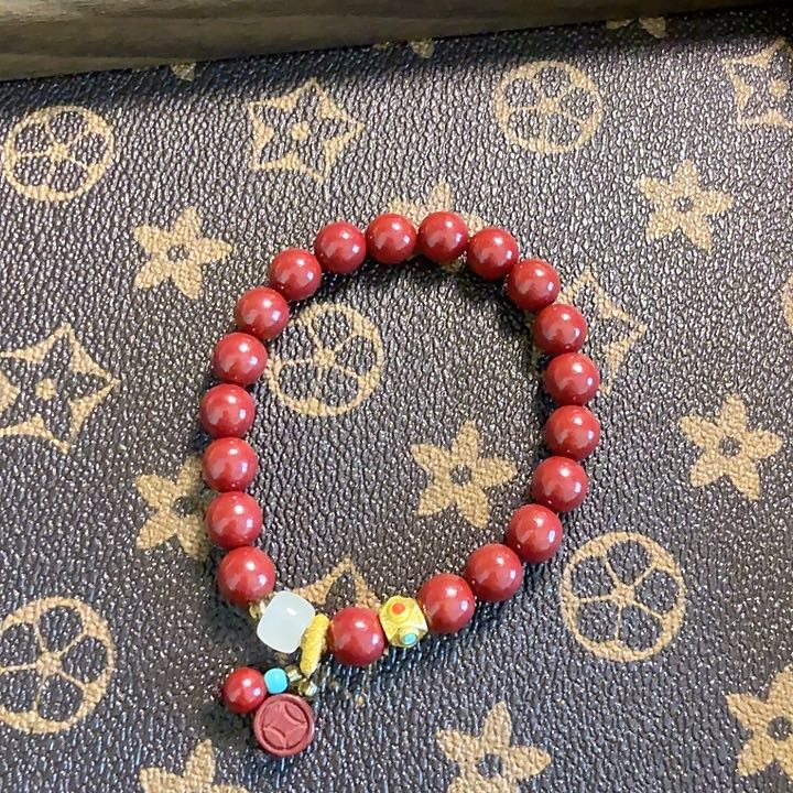 皮质铁合金朱砂红