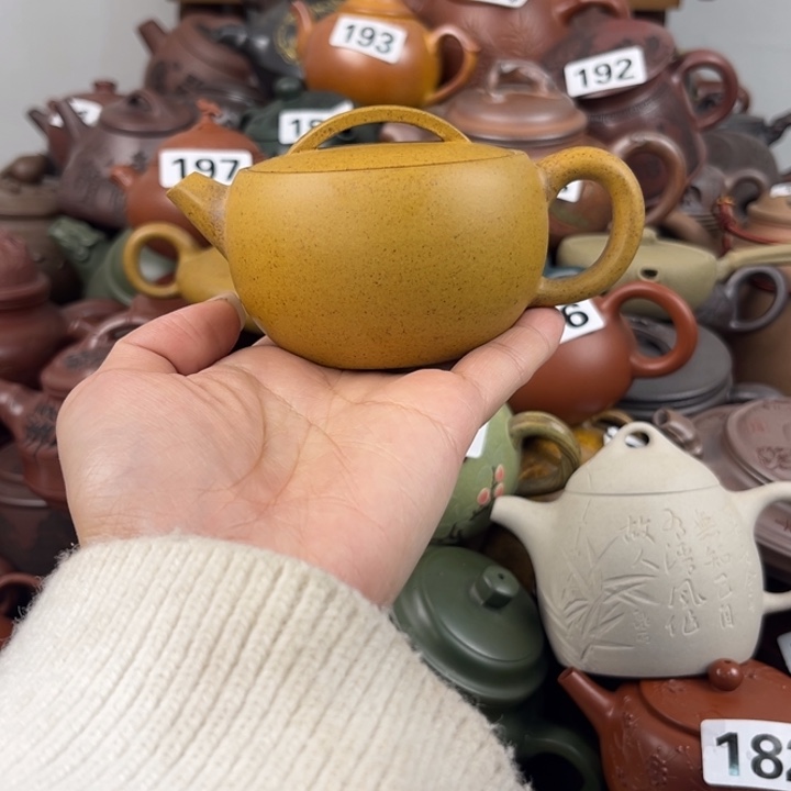 茶壶紫砂盖子磕的