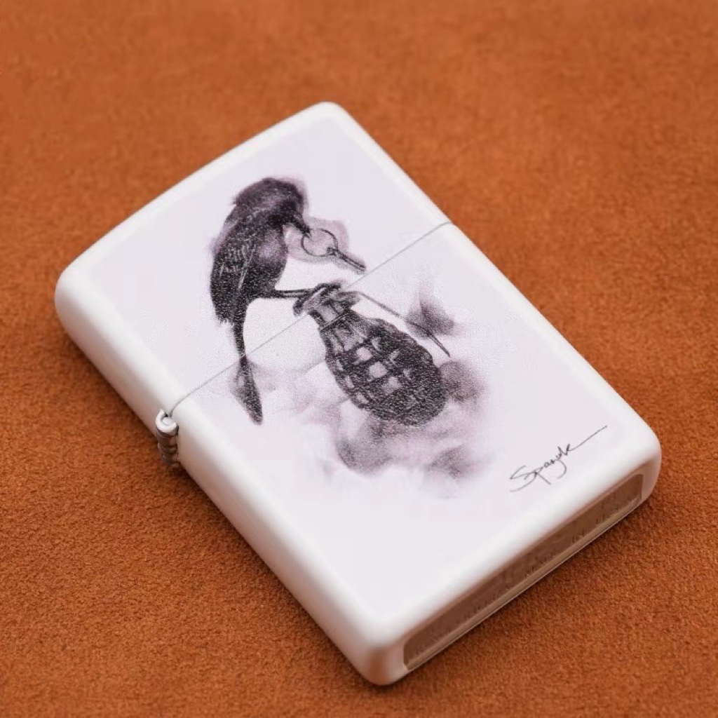 zippo打火机美国 29645 千钧一发 美版原版 MBJ1