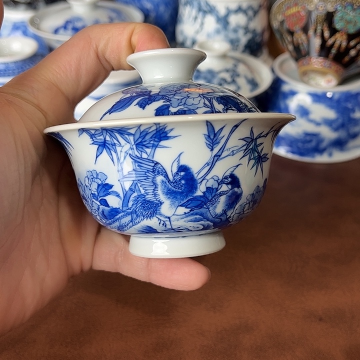 瓷片景德镇全手工手绘陶瓷