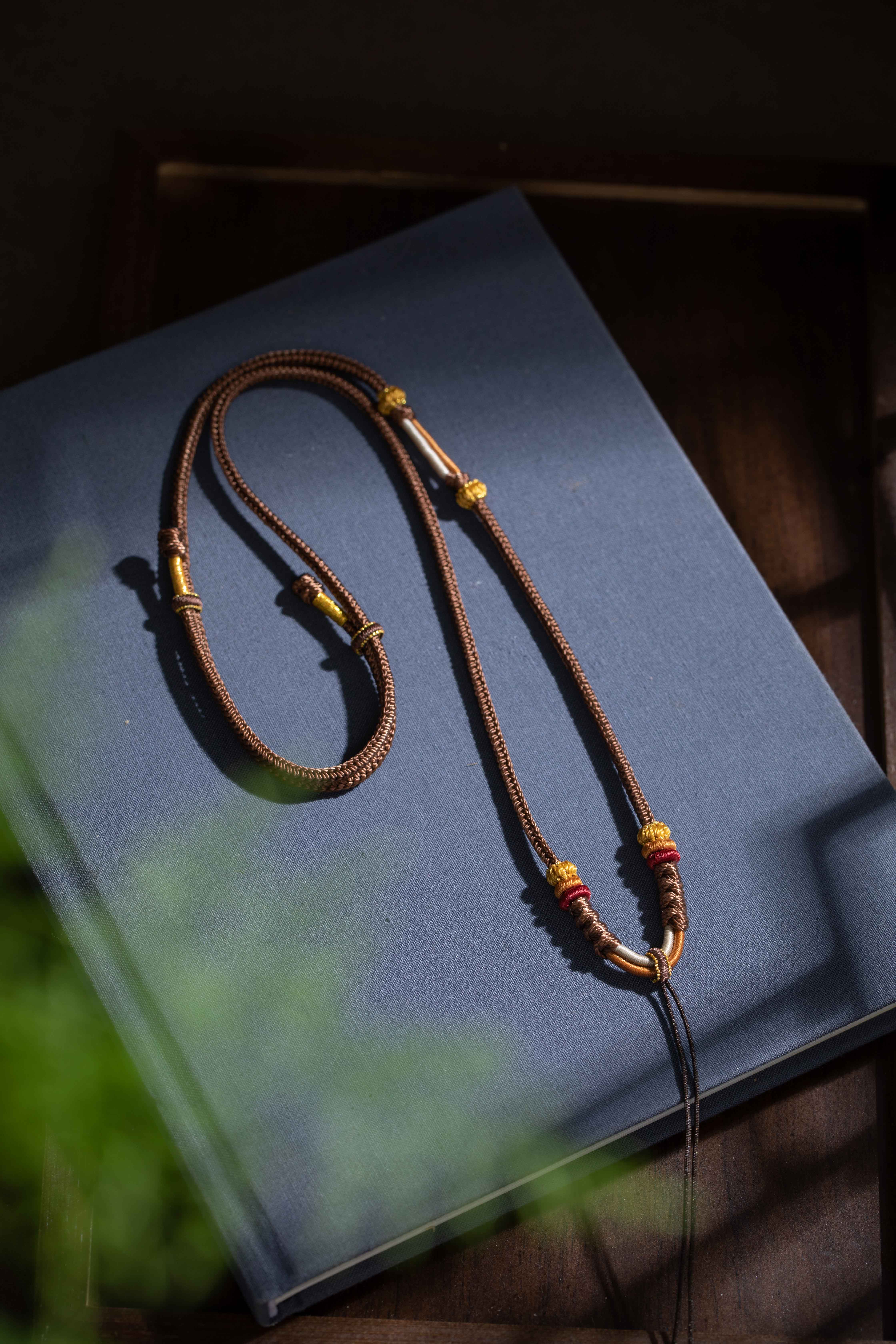 全手工编织吊坠挂绳 搭配佛头玉坠高货款蛇年送男友BG-053-堇程