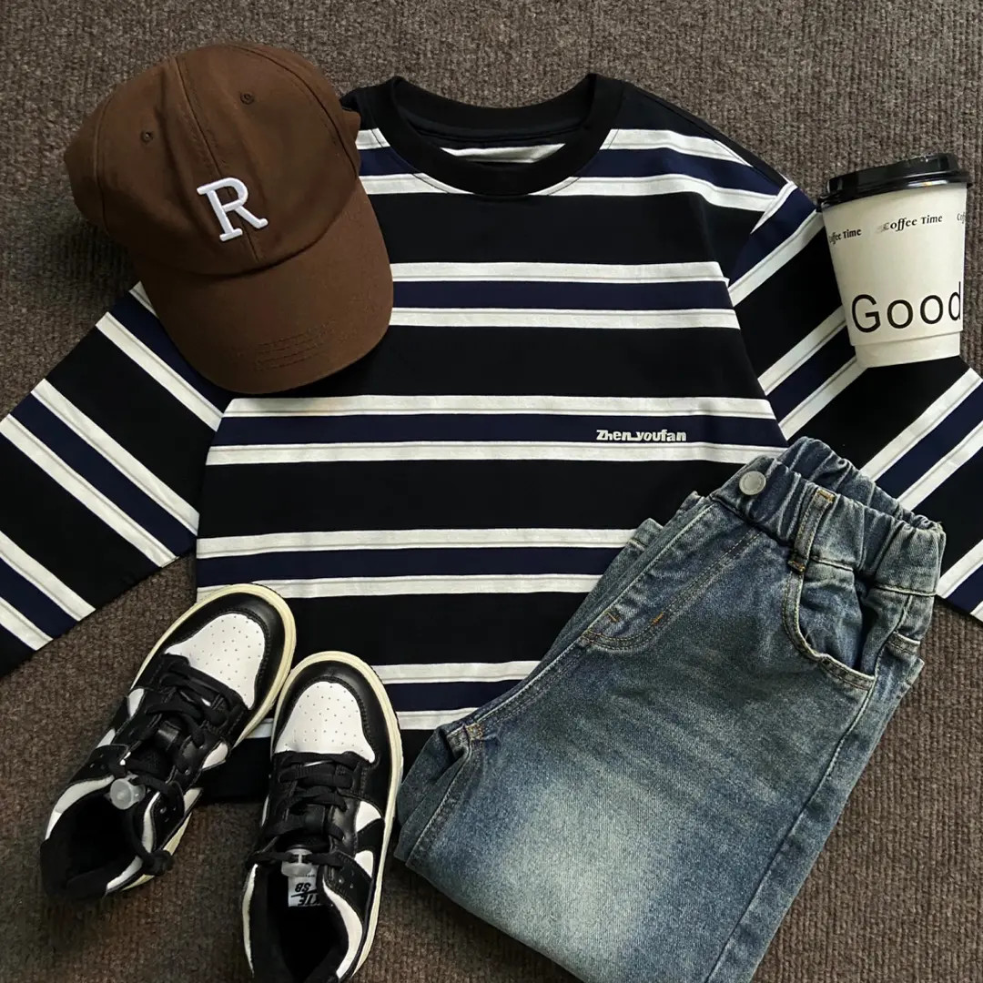 秋冬款男女童体恤扣号链接