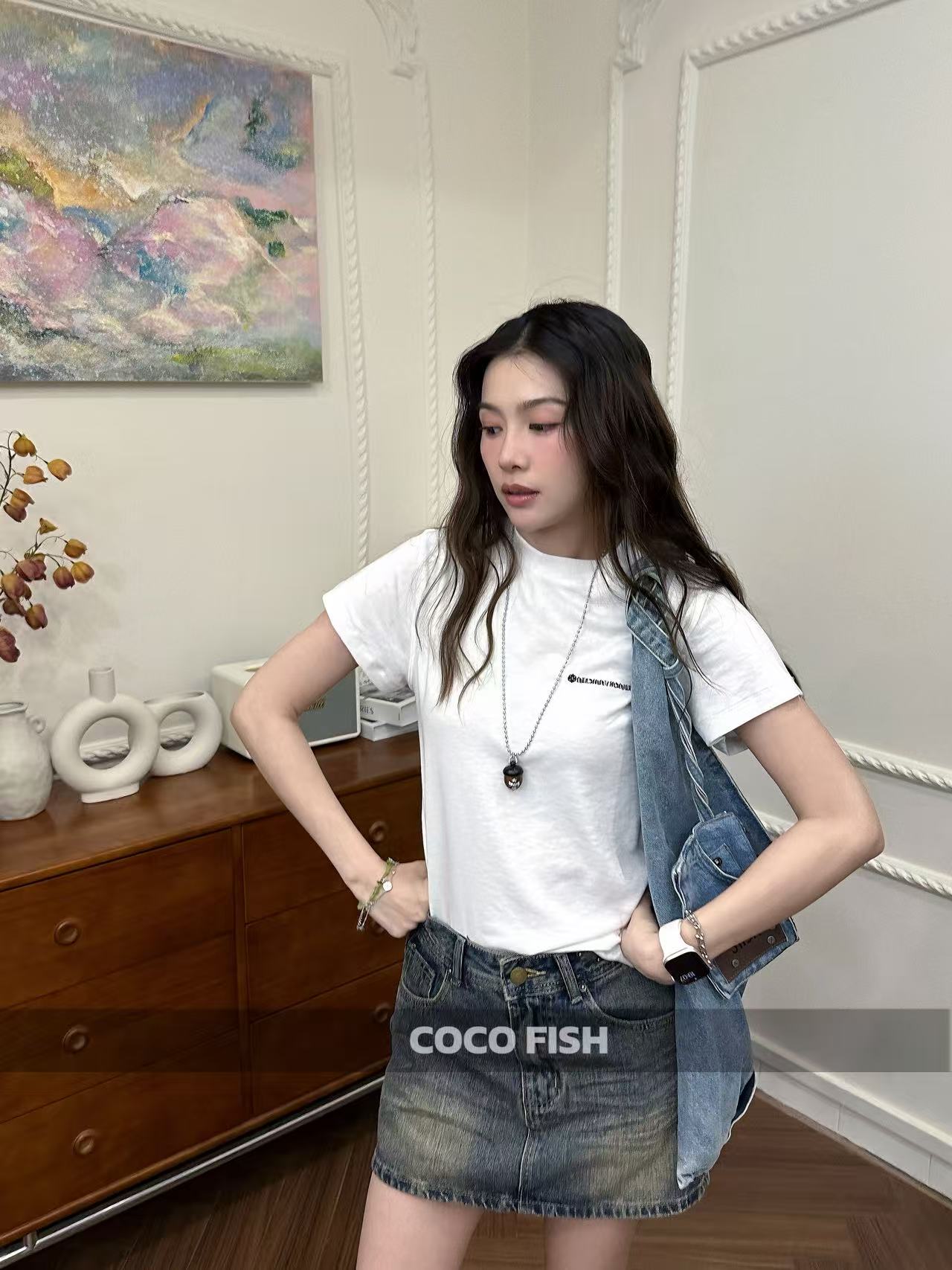 【品质款】软糯冰凉感简约圆领短袖T恤#3356