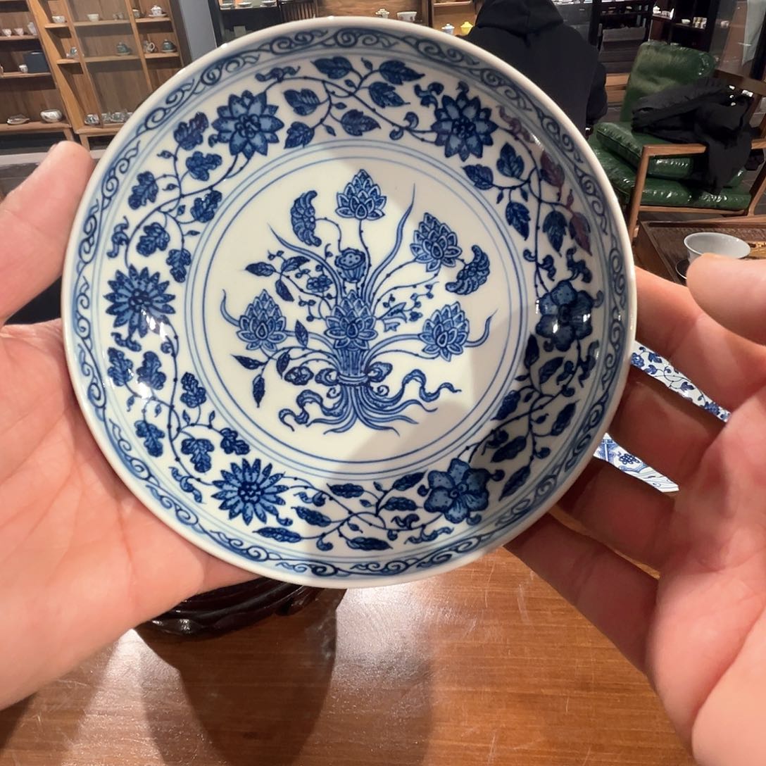 杯青花瓷器青花瓷器