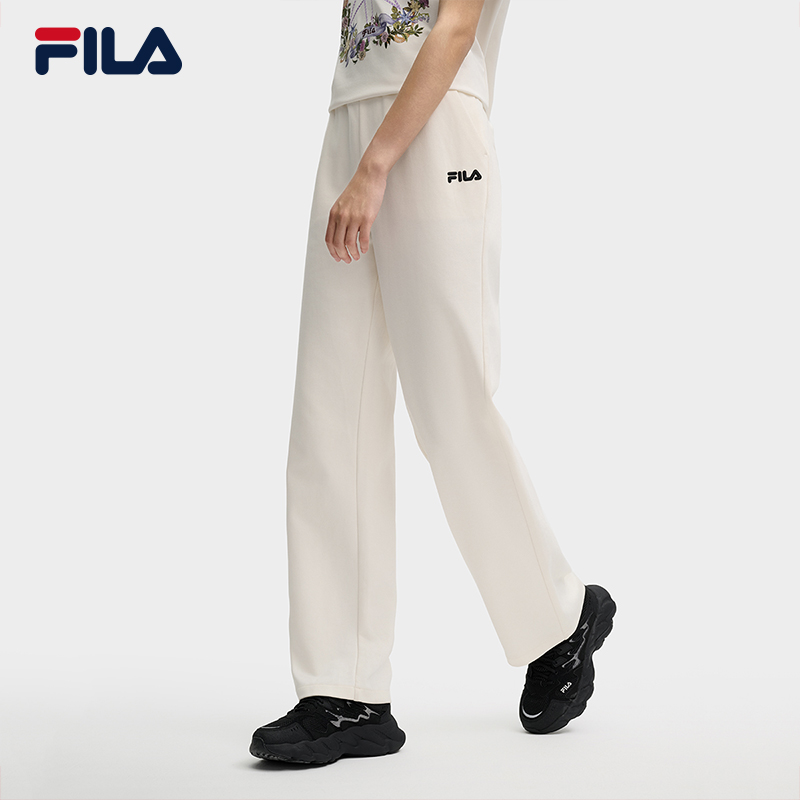 Fila/斐乐2025年女新款休闲时尚秋冬户外百搭针织长裤F11W518608F