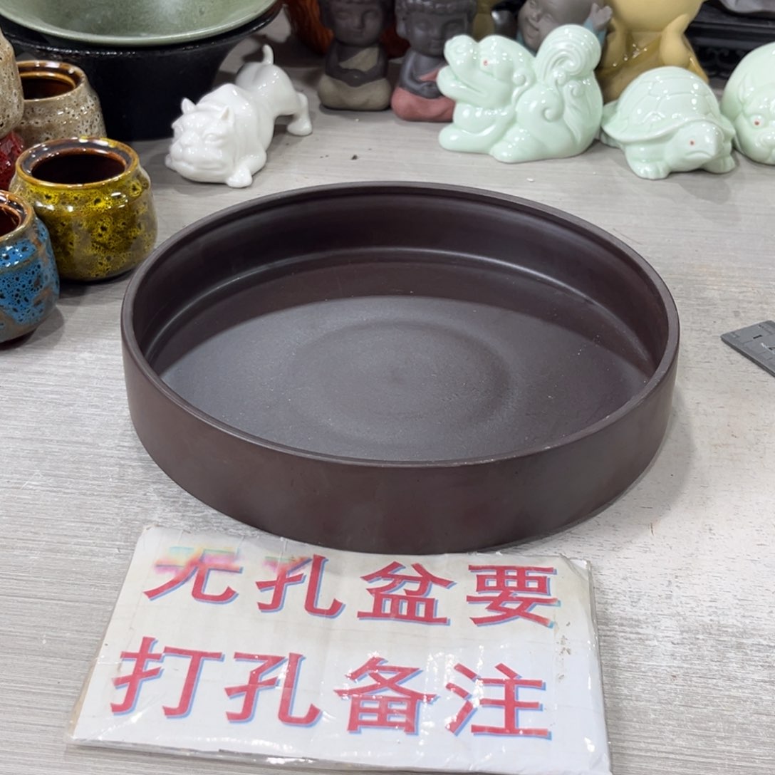 陶瓷绿植多肉微瑕花盆口径21*4.5