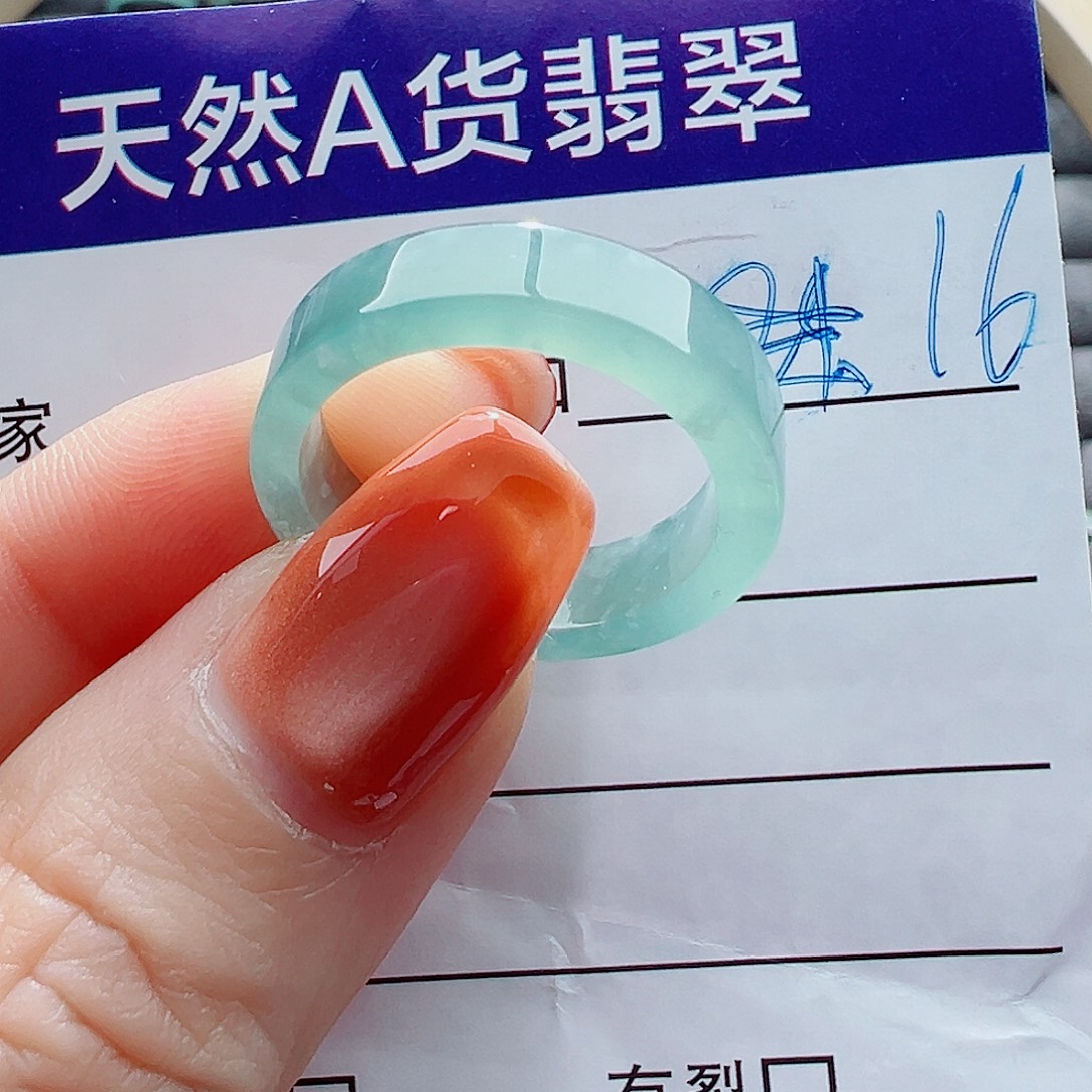 翡翠未镶嵌戒指戒圈