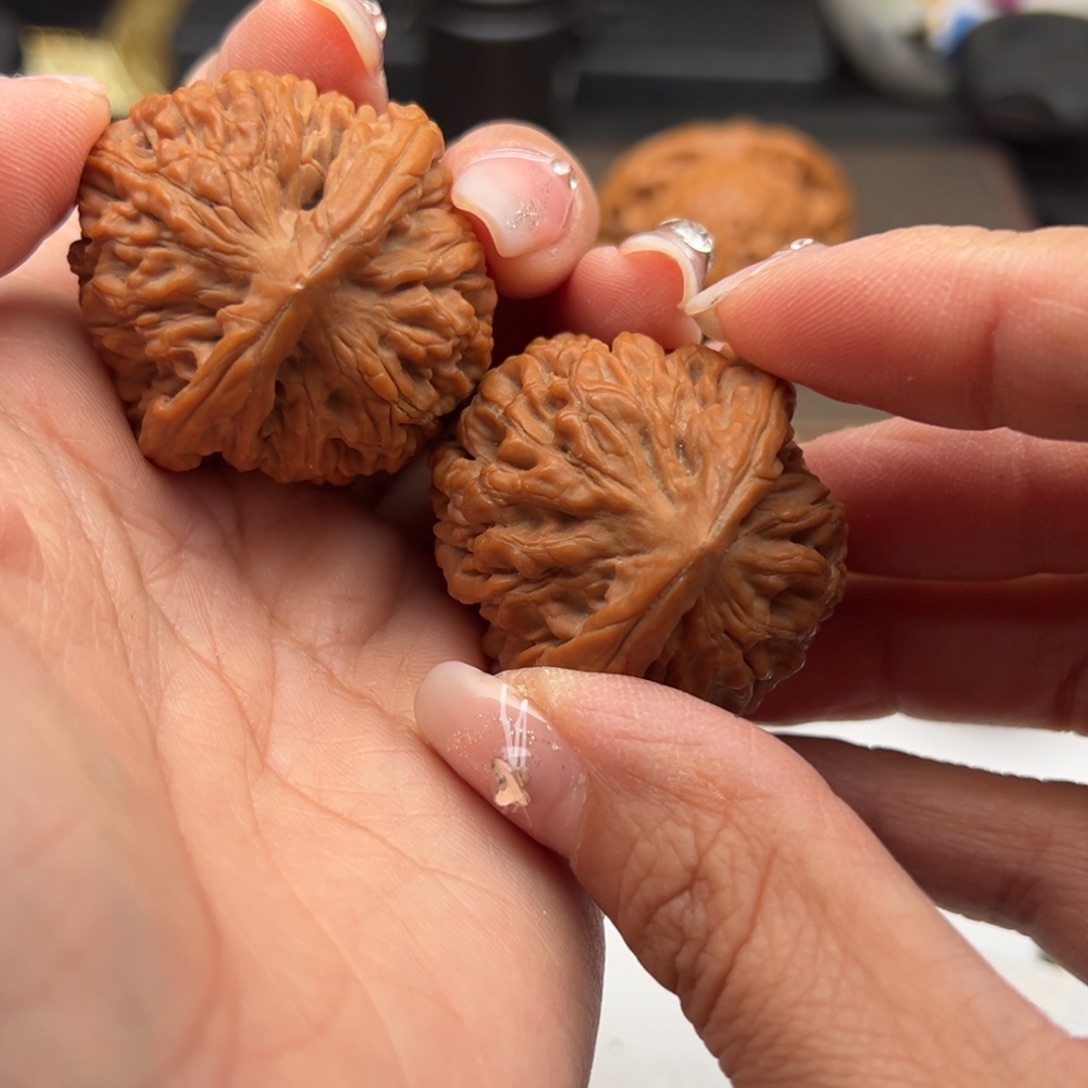 文玩核桃把件莲花38