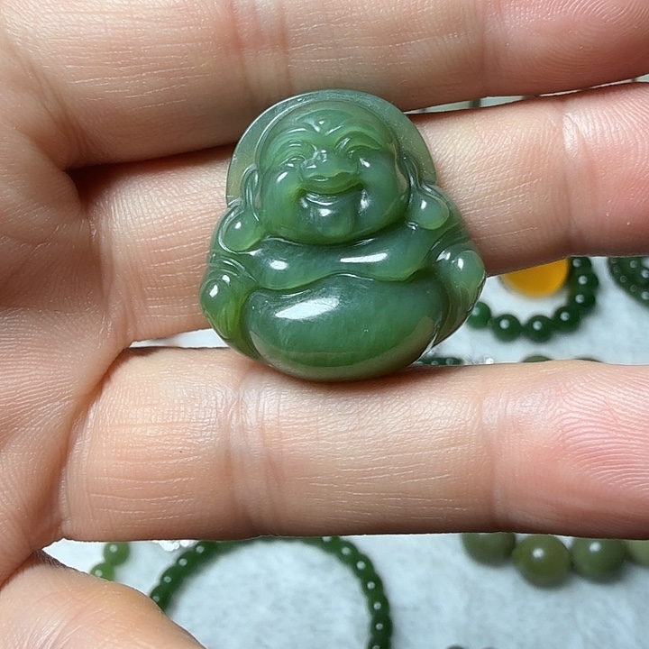和田玉（碧玉）未镶嵌颈饰