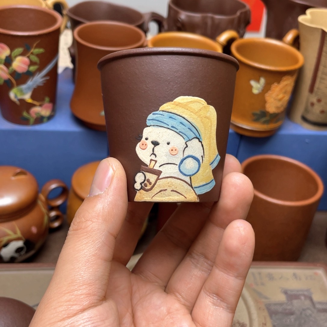 紫砂茶案紫砂主人杯100cc