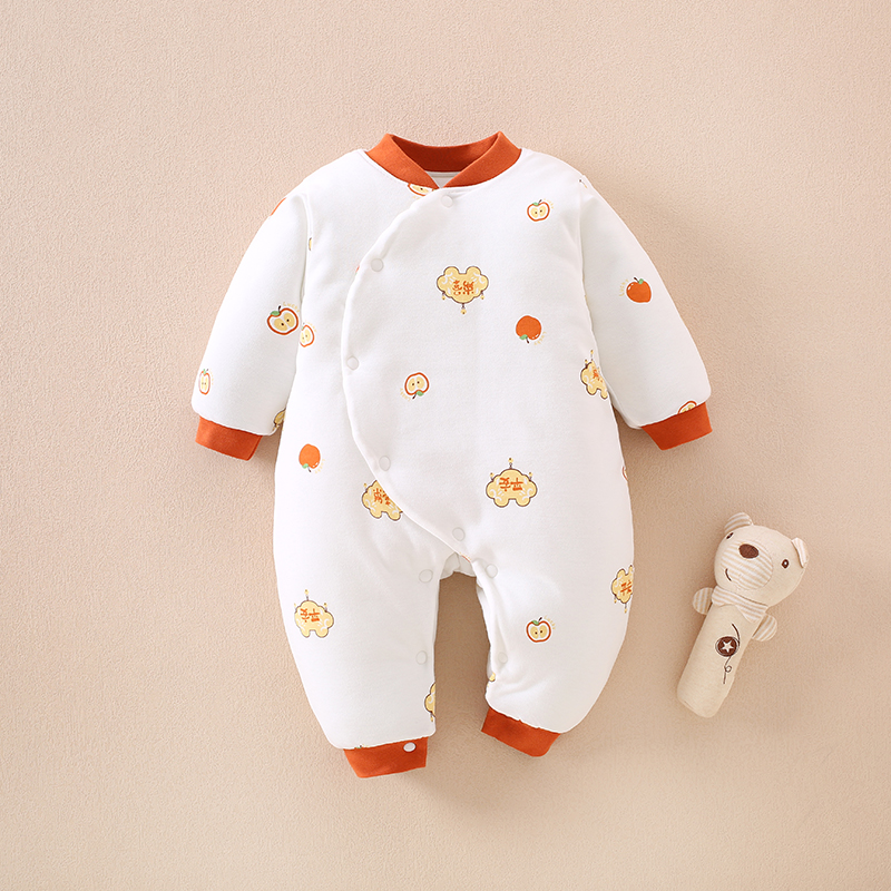 【厚款棉服801-999】婴幼儿纯棉秋冬连体衣宝宝外出服