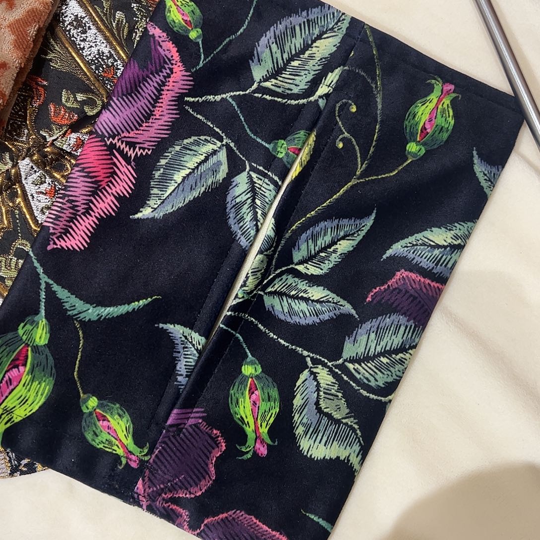 紫色鸢尾花纸巾袋