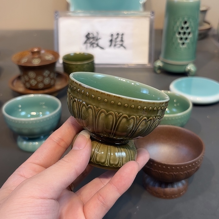 瓷片近距离感受青砂紫泥