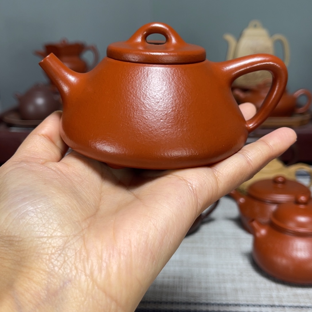 王***)紫砂茶壶全手工瓢150cc