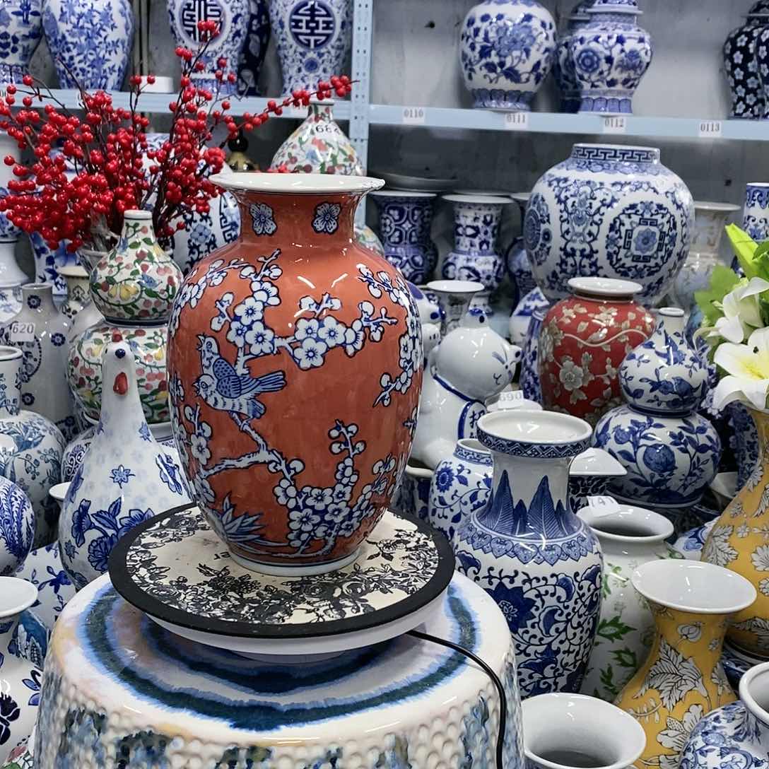 【闪购商品】摆件喜上眉梢花瓶瓷器摆件……………………