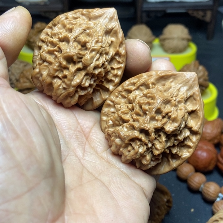 把件文玩核桃基**石大官帽