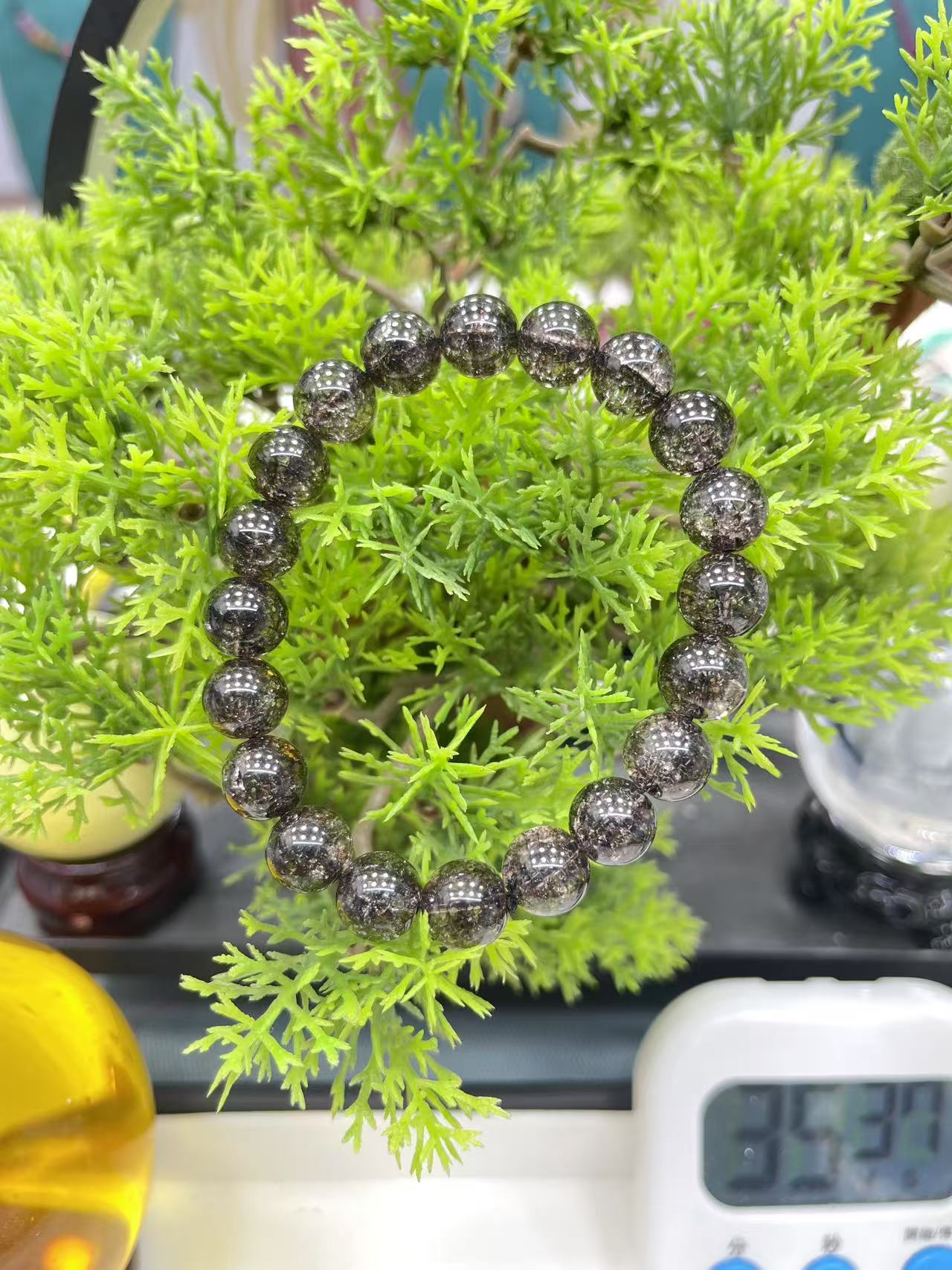 A067  精美黑10mm单圈手串