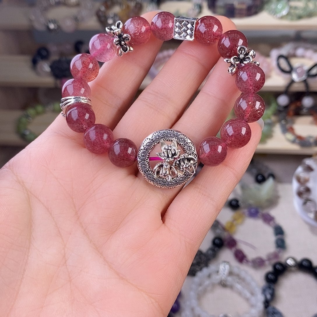 玛瑙/玉髓手链未镶嵌11毫米